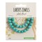 Earth's Jewels Semi-Precious Green Turquoise Natural Round Beads, 8mm